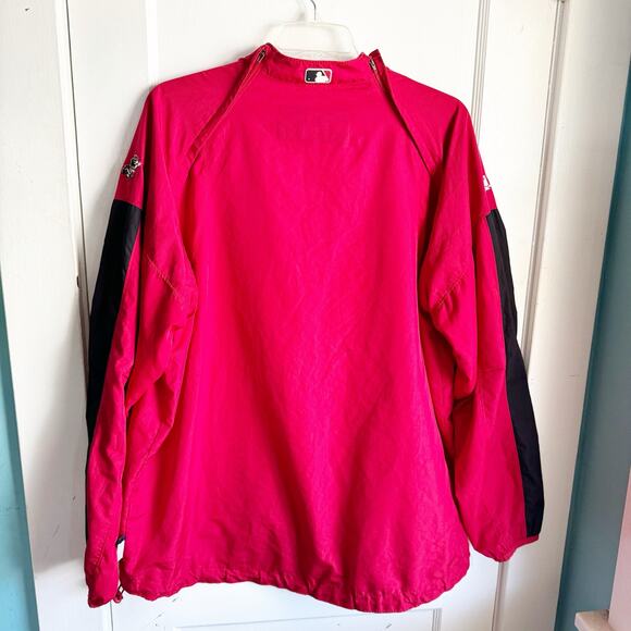 Cincinnati Reds MLB Cool Base Spring ‘08 Jacket Windbreaker Funnel Neck 2XL - Picture 8 of 13